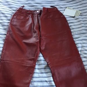 Genuine Leather Pants